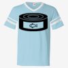 V-Neck Jersey with Striped Sleeves Thumbnail